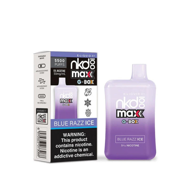 Blue Razz Ice NKD 100 Max G-Box Disposable - ԷՆԴՍ