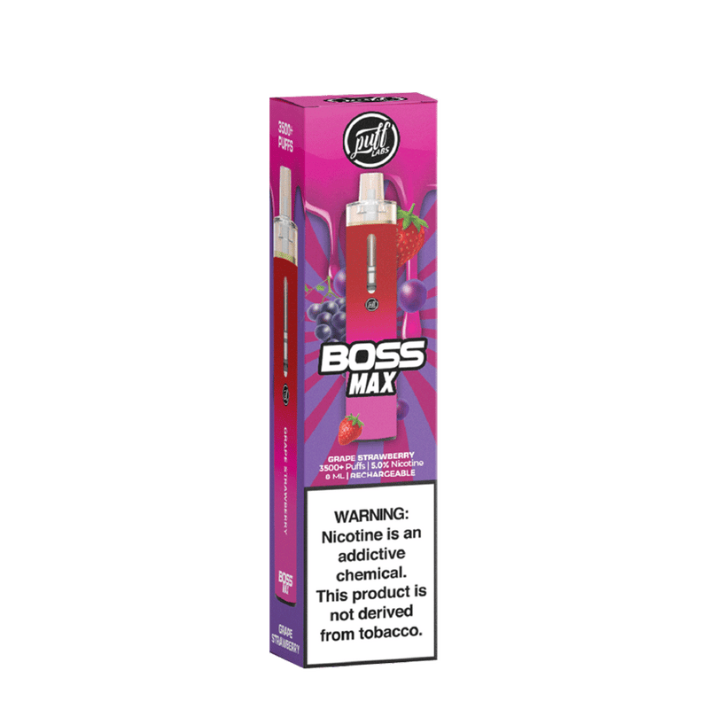 Grape Strawberry PUFF Boss MAX Disposable Device - ԷՆԴՍ