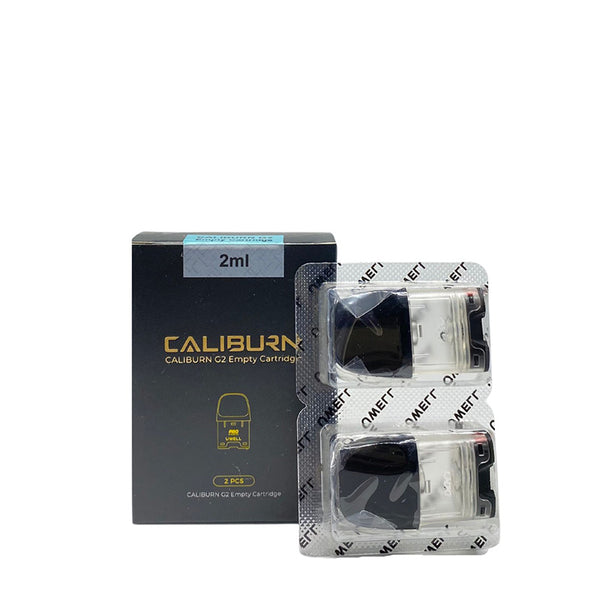 A box of UWELL Caliburn G2 Replacement Pods and a 2-pack pods next to it - ԷՆԴՍ